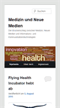 Mobile Screenshot of medizin-und-neue-medien.de